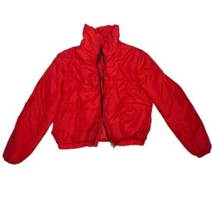 Red Bomber Jacket, Lightweight